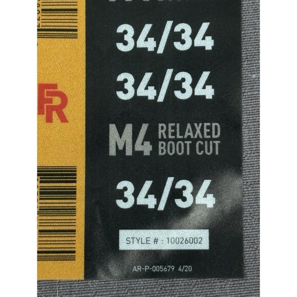 NWT Ariat FR M4 Relaxed Duralight Ripstop Bootcut Pant Gray Men’s 34x34 - Picture 9 of 15